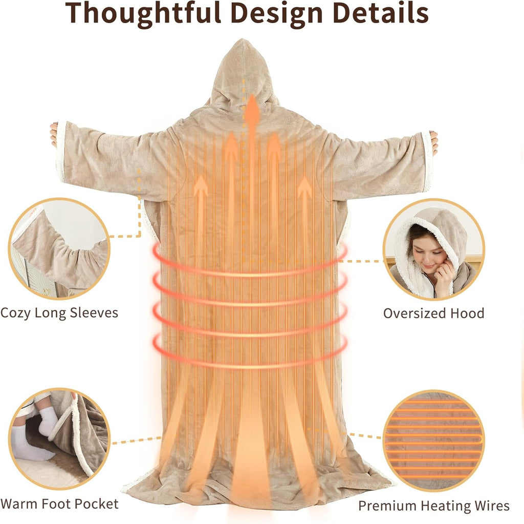 Wearable Electric Heated Blanket