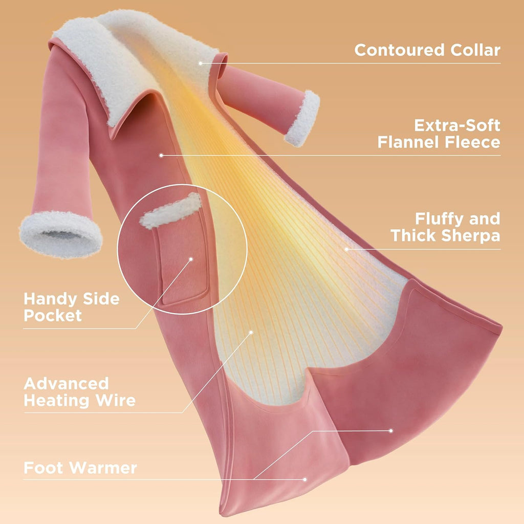 Wearable Electric Heated Blanket