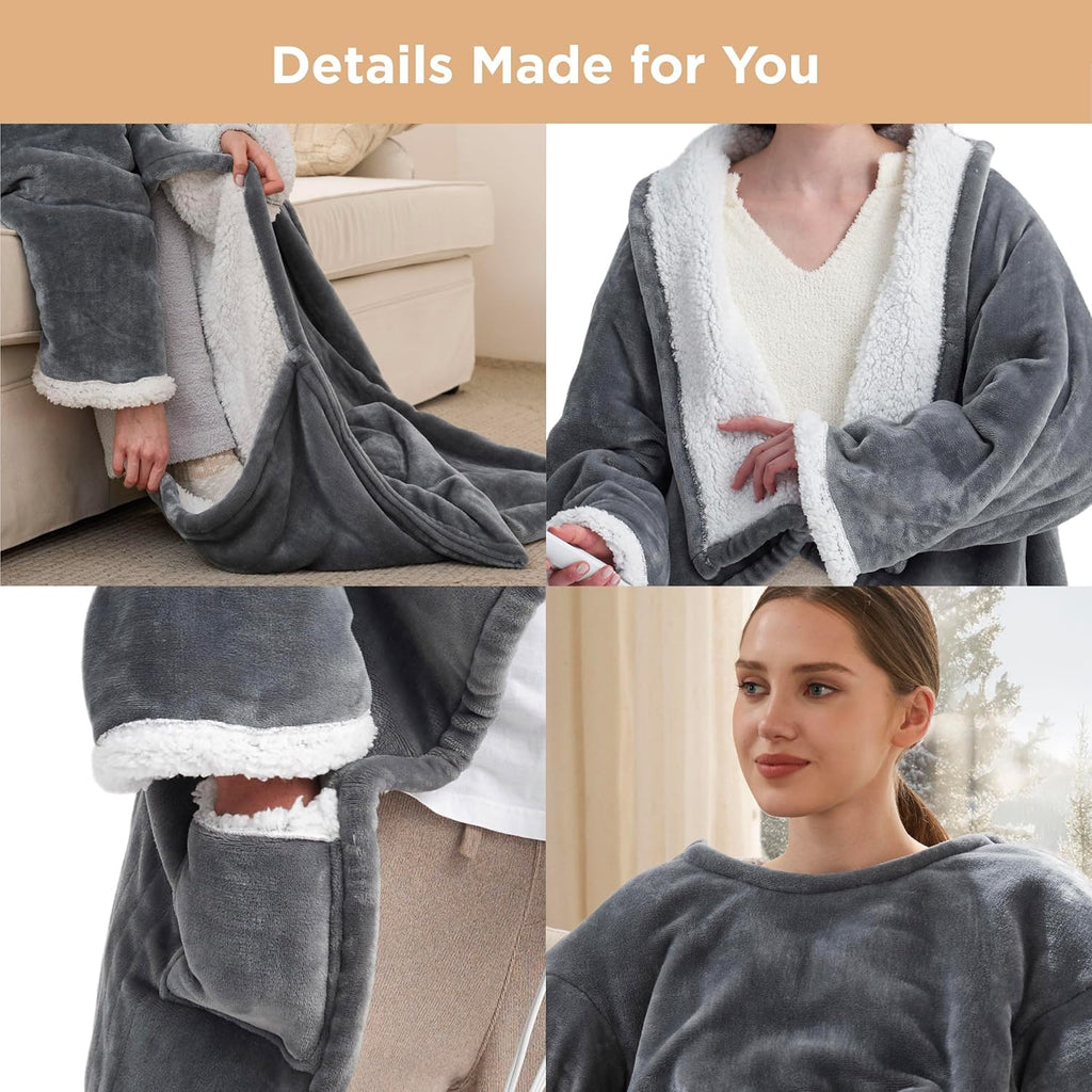 Wearable Electric Heated Blanket